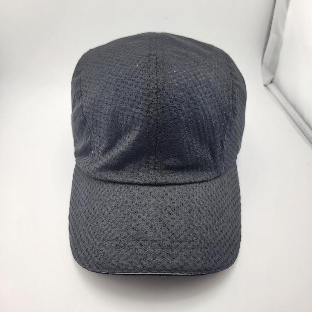 TrailHeads Hat Cap Strap Back Black Mesh Running Lightweight Breathable Mens